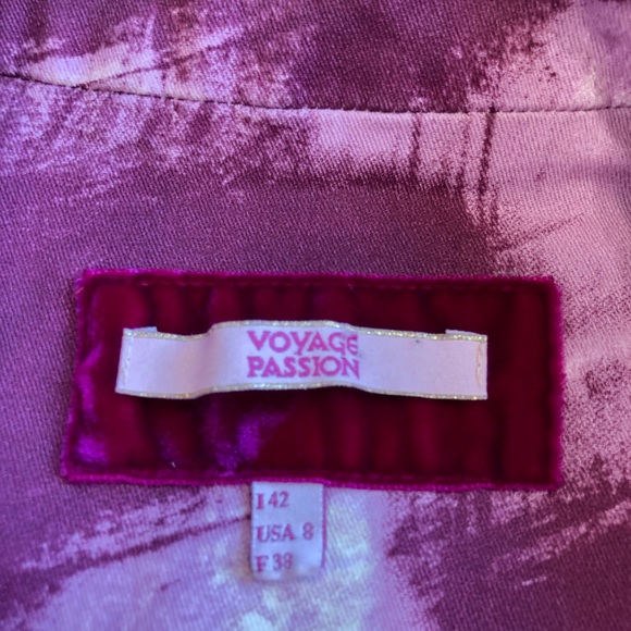 Voyage Passion pink jean jacket Italian designer - Picture 2 of 8